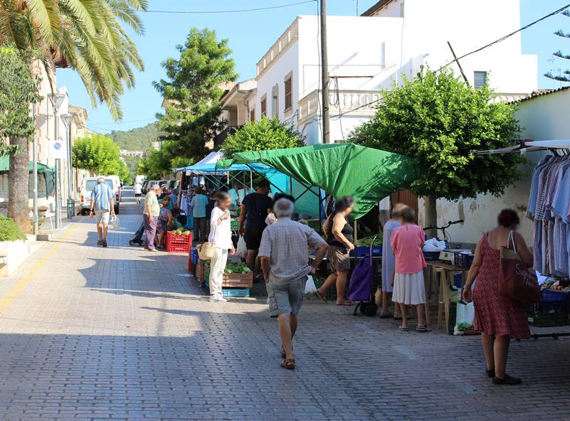 Mercado de Villafranca de Bonany en Mallorca